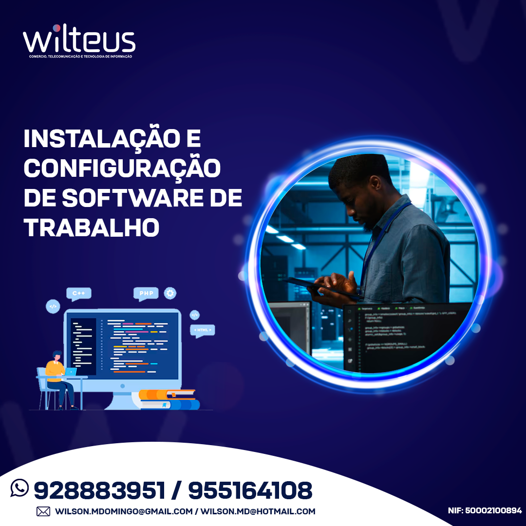 Serviço: Instalação de Software de Trabalho