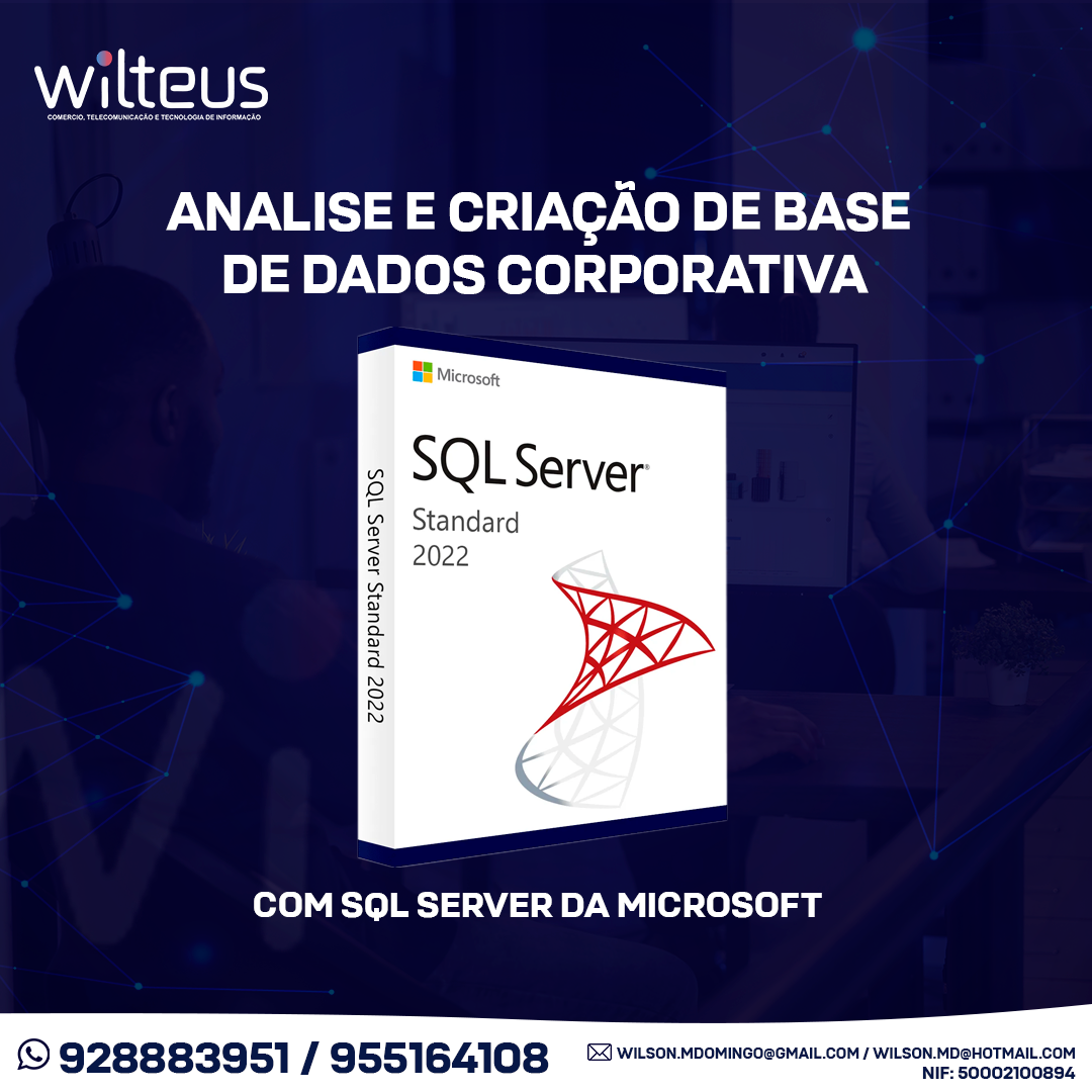 Serviço: Analise e Criação de Bases de Dados Corporativas