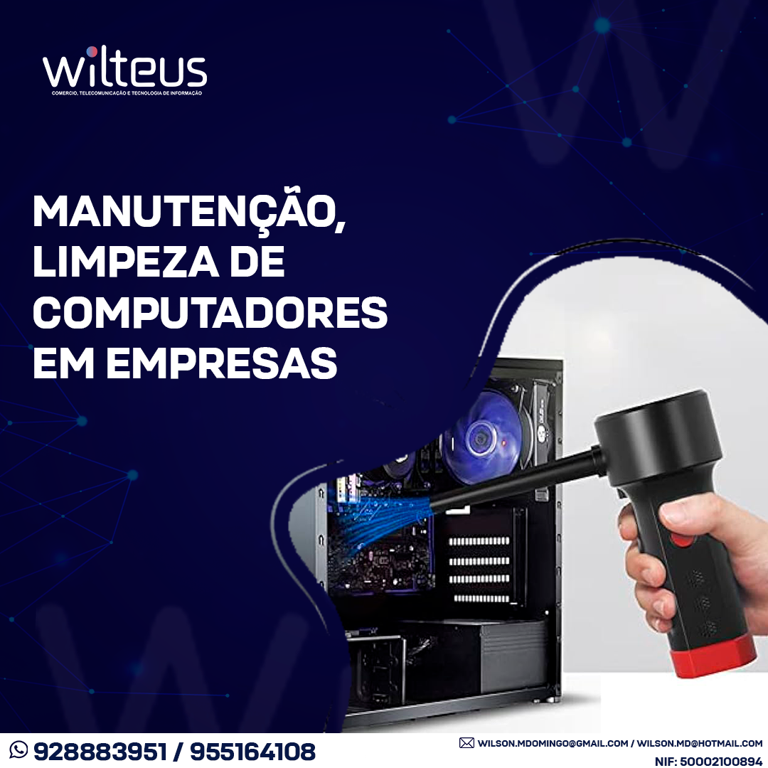 Serviço: Manutenção e Limpeza de Computadores em Empresas
